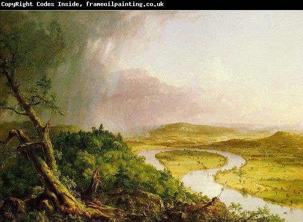 Thomas Cole 'The Ox Bow' of the Connecticut River near Northampton, Massachusetts